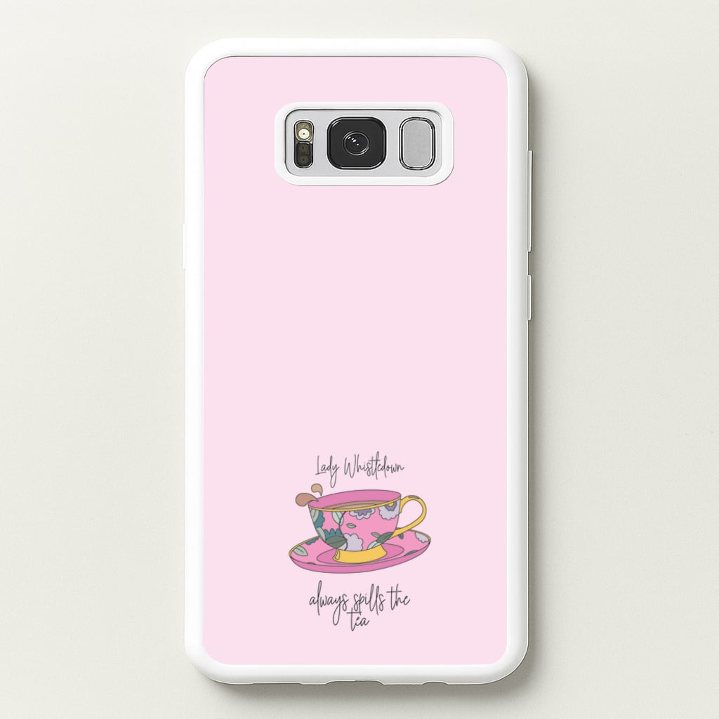Lady Whistledown - Bridgerton Phone Case for Galaxy S8 Plus
