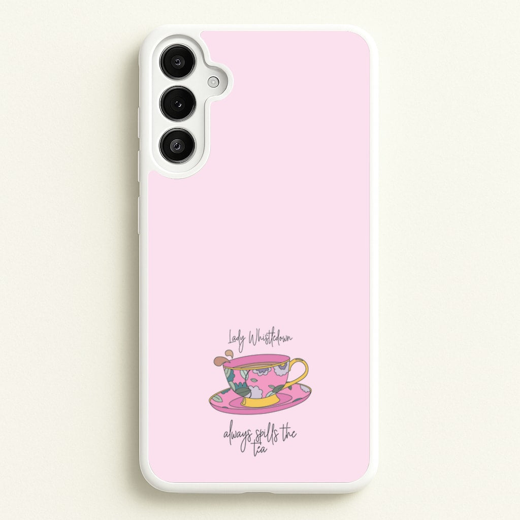 Lady Whistledown - Bridgerton Phone Case for Galaxy A34