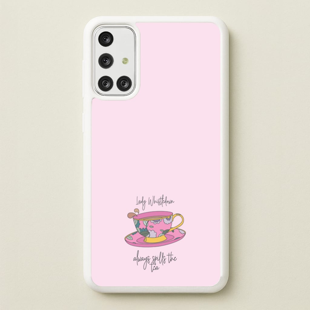 Lady Whistledown - Bridgerton Phone Case for Galaxy A71
