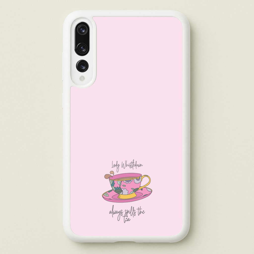 Lady Whistledown - Bridgerton Phone Case for Huawei P20 Pro