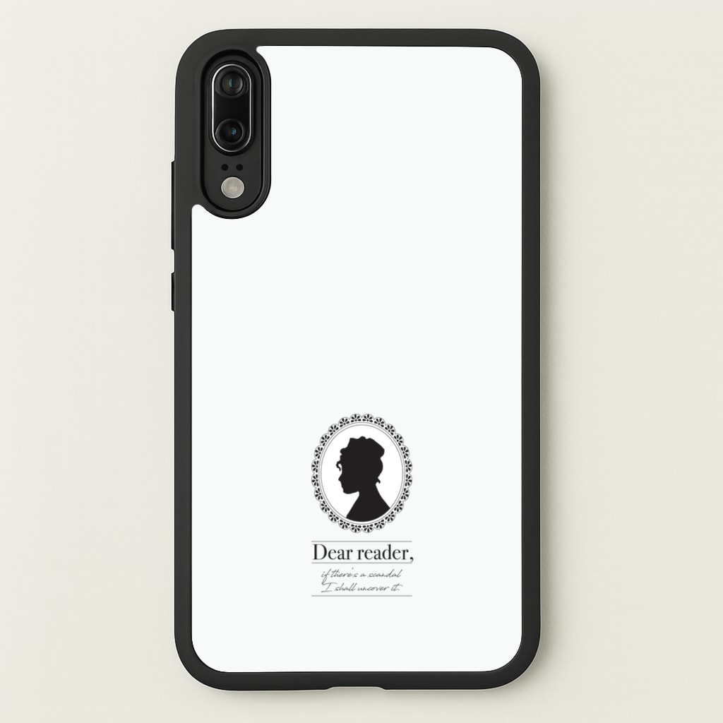 Dear Reader - Bridgerton Phone Case for Huawei P20
