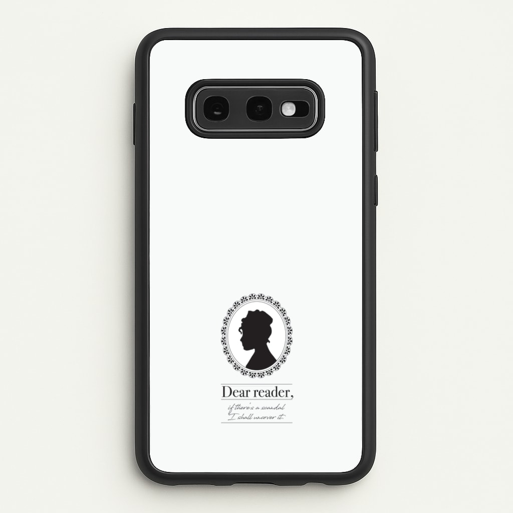 Dear Reader - Bridgerton Phone Case for Galaxy S10e