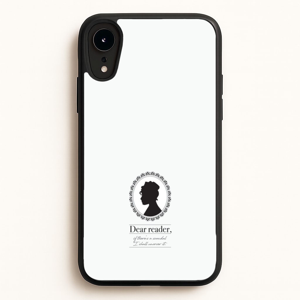 Dear Reader - Bridgerton Phone Case for iPhone XR