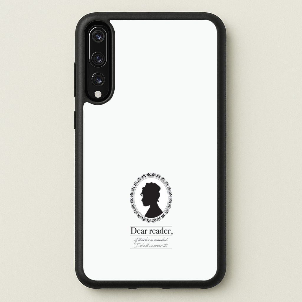 Dear Reader - Bridgerton Phone Case for Huawei P20 Pro