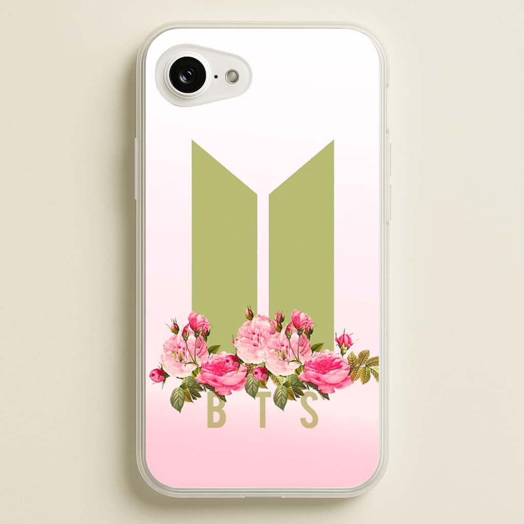 Pink Ombre K-Pop Band Logo - BTS Phone Case for iPhone 16e