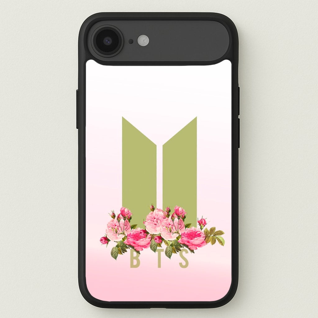 Pink Ombre K-Pop Band Logo Phone Case for iPhone 17 Air