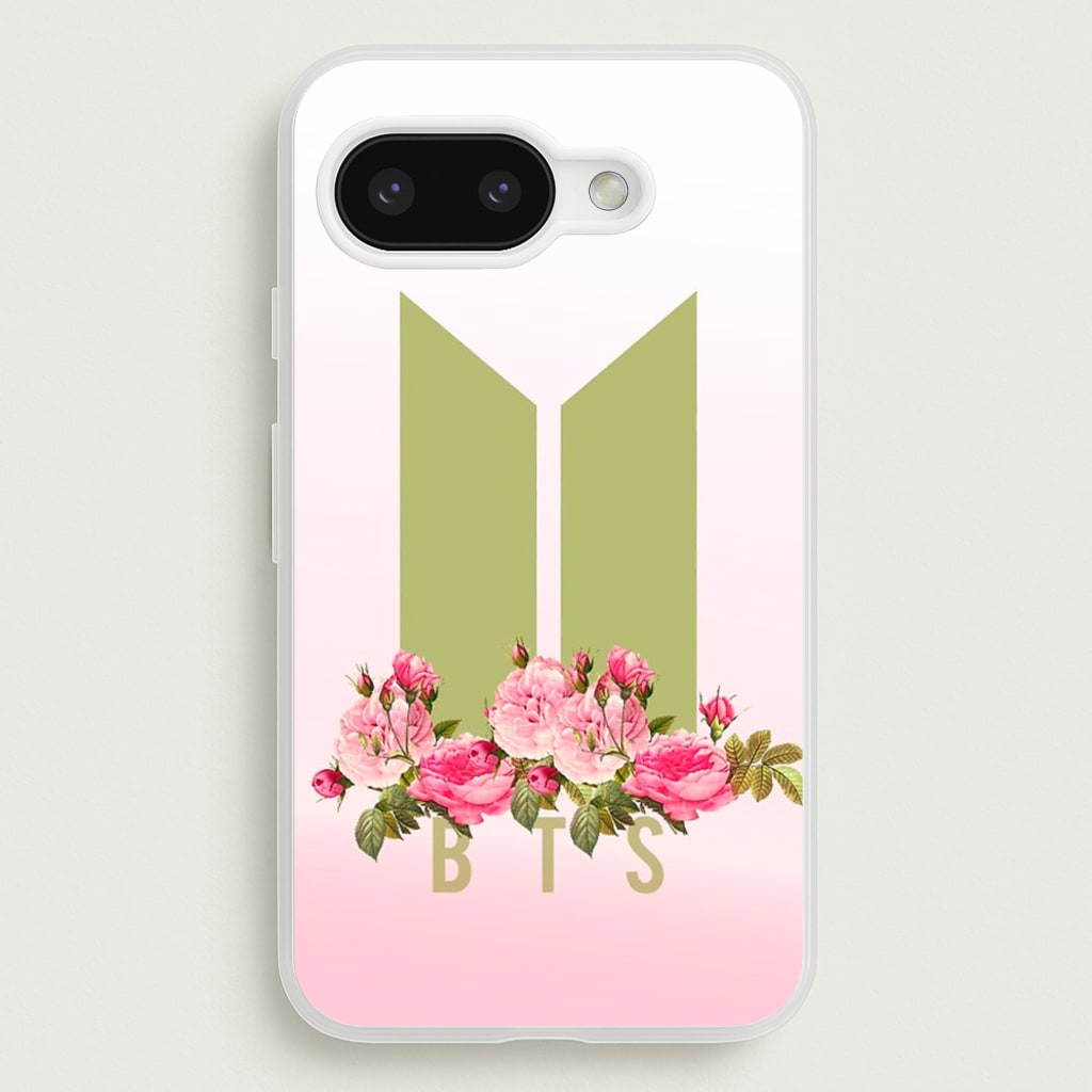 Pink Ombre K-Pop Band Logo - BTS Phone Case for Google Pixel 9a