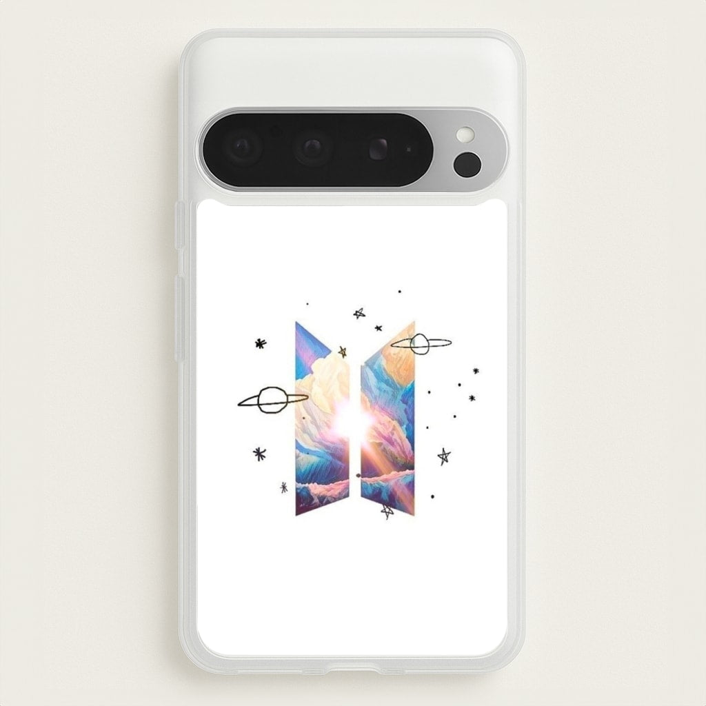 Space K-Pop Band Logo  - BTS Phone Case for Google Pixel 9 Pro XL