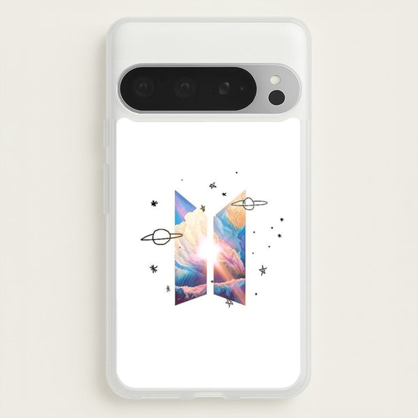 Space K-Pop Band Logo - BTS Phone Case for Google Pixel 9 Pro XL