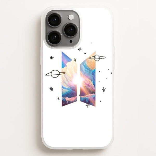 Space K-Pop Band Logo - BTS Phone Case for iPhone 11 Pro Max