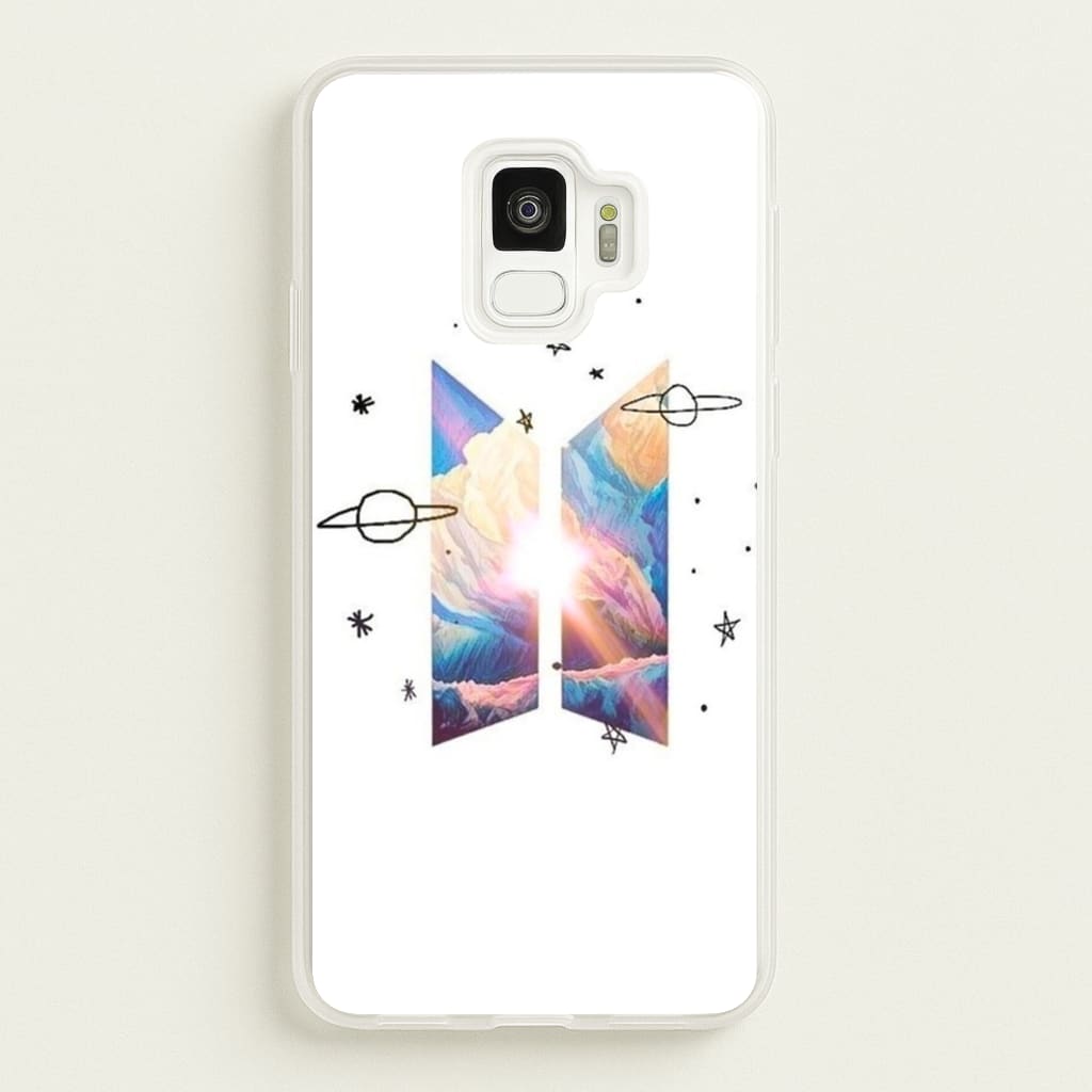 Space K-Pop Band Logo  - BTS Phone Case for Galaxy S9
