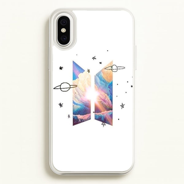 Space K-Pop Band Logo - BTS Phone Case for iPhone XS Max