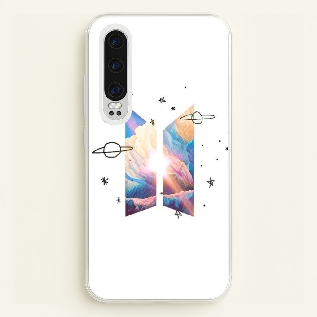 Space K-Pop Band Logo - BTS Phone Case for Huawei P30