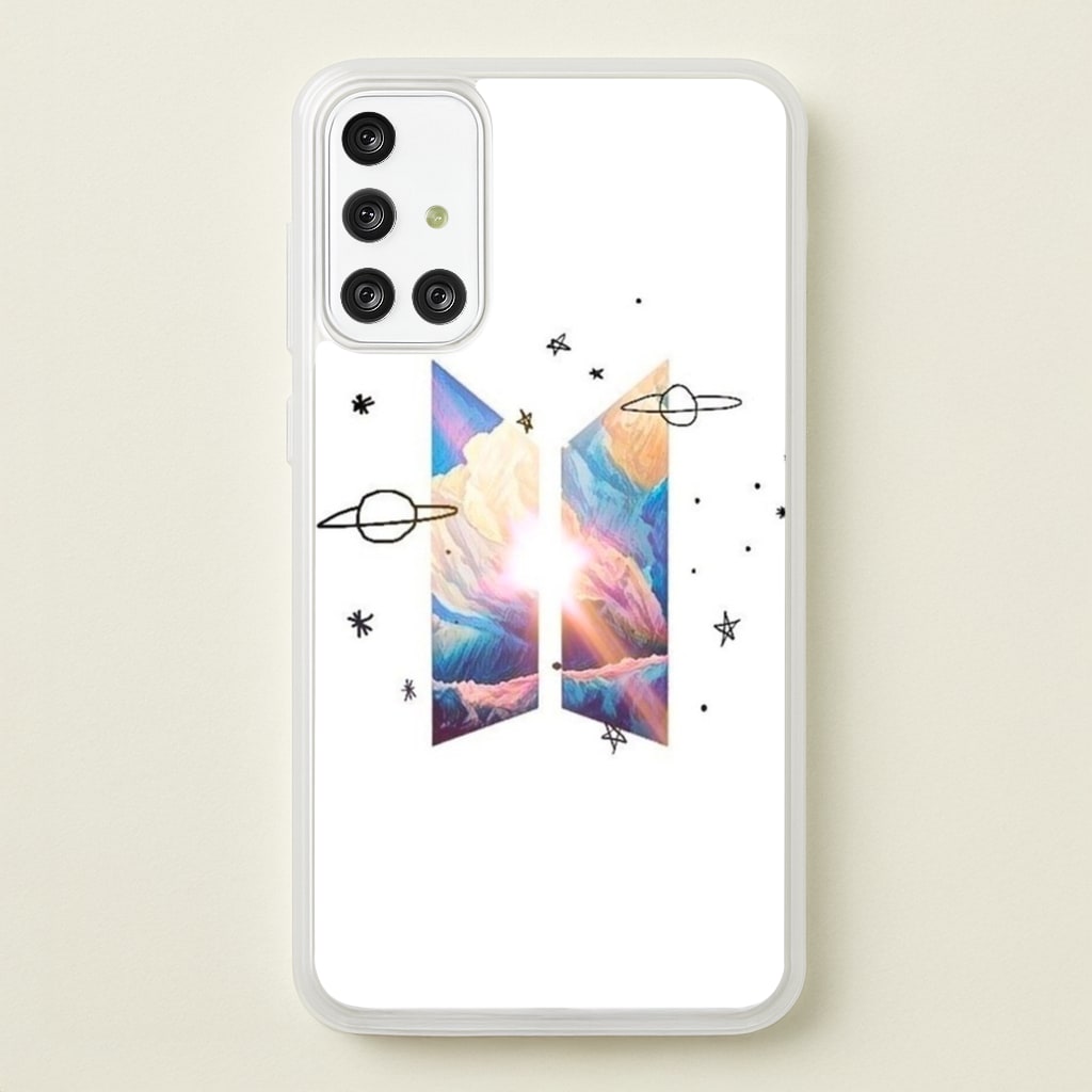 Space K-Pop Band Logo - BTS Phone Case for Galaxy A71