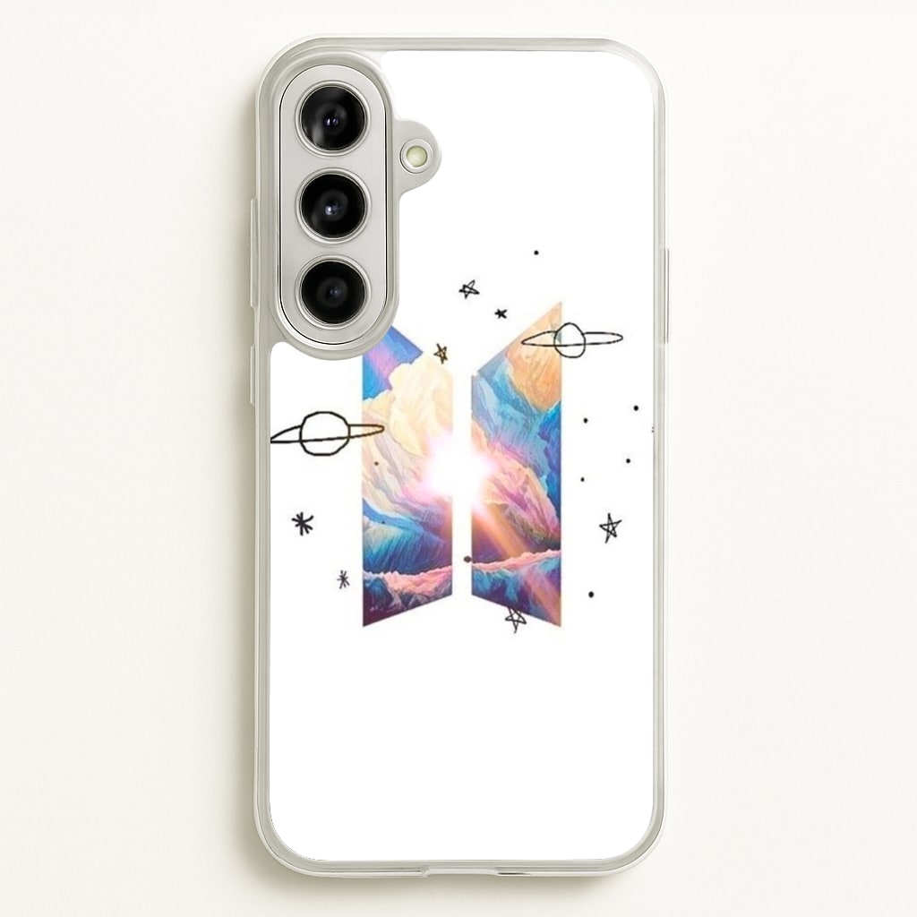 Space K-Pop Band Logo  - BTS Phone Case for Galaxy A56