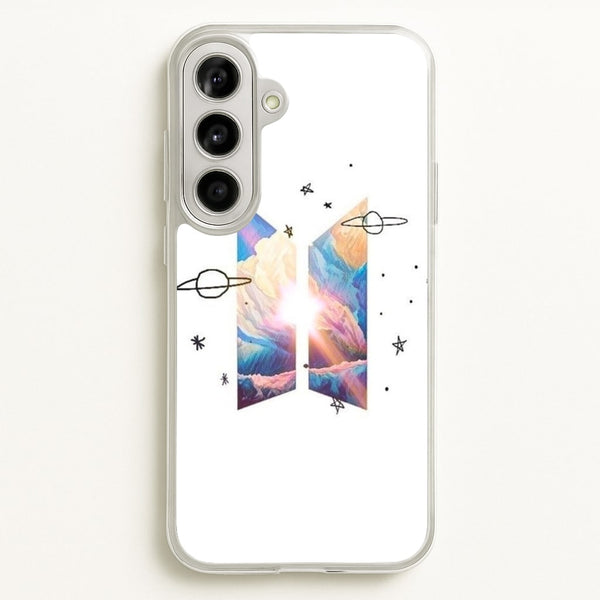 Space K-Pop Band Logo - BTS Phone Case for Galaxy A56