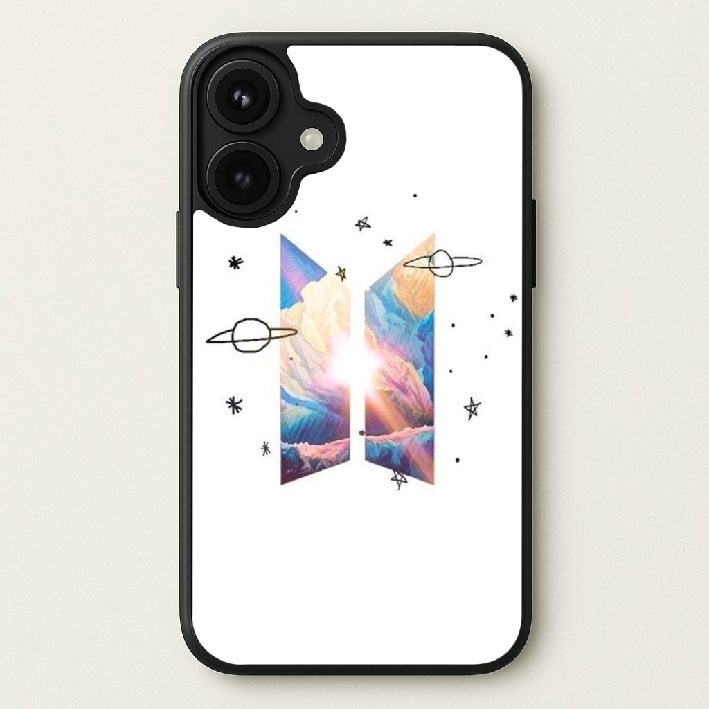 Space K-Pop Band Logo Phone Case for iPhone 17