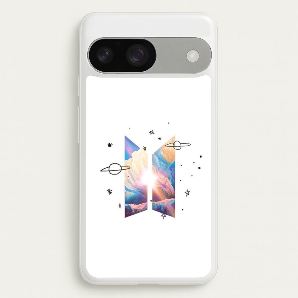 Space K-Pop Band Logo  - BTS Phone Case for Google Pixel 9 / 9 Pro