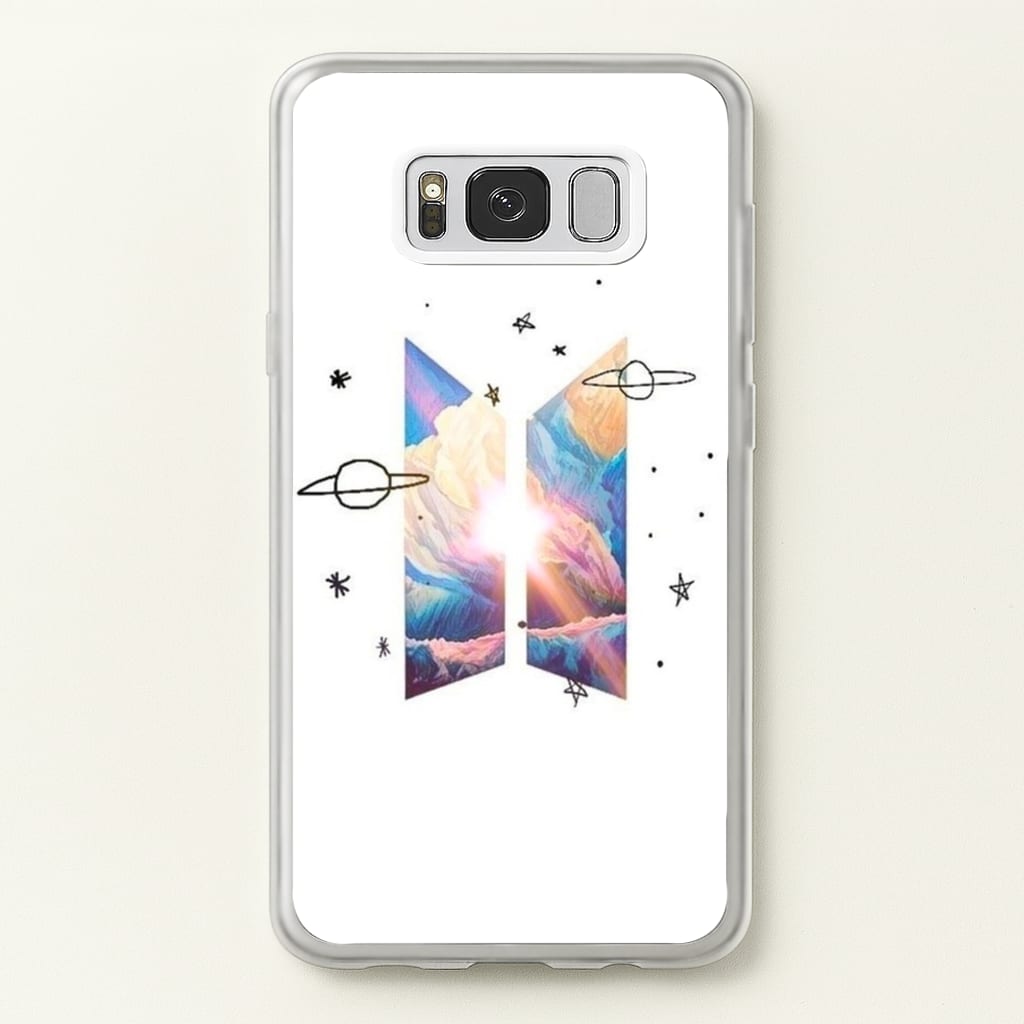 Space K-Pop Band Logo  - BTS Phone Case for Galaxy S8 Plus