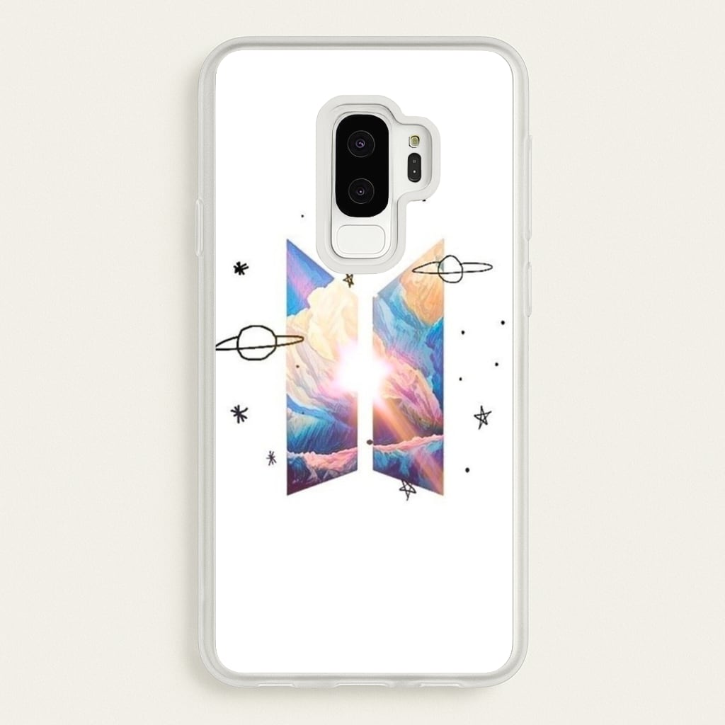 Space K-Pop Band Logo  - BTS Phone Case for Galaxy S9 Plus