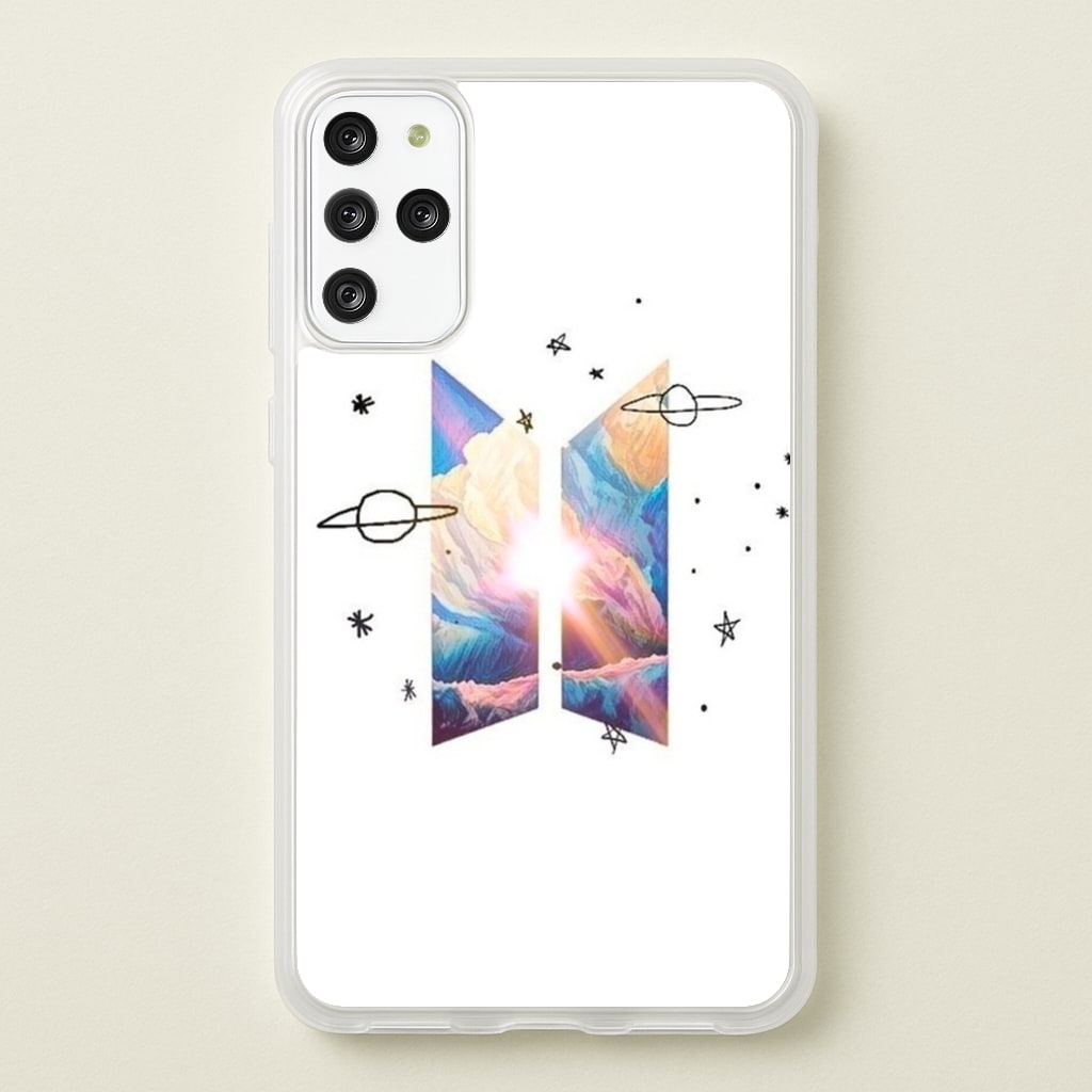 Space K-Pop Band Logo - BTS Phone Case for Galaxy S20 Plus