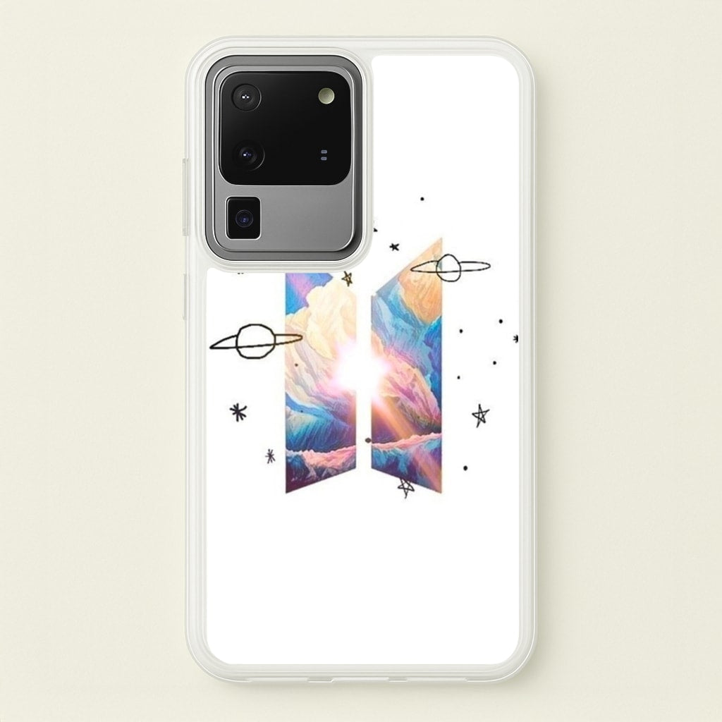 Space K-Pop Band Logo - BTS Phone Case for Galaxy S20 Ultra
