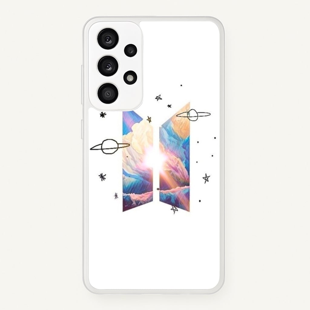 Space K-Pop Band Logo - BTS Phone Case for Galaxy A53