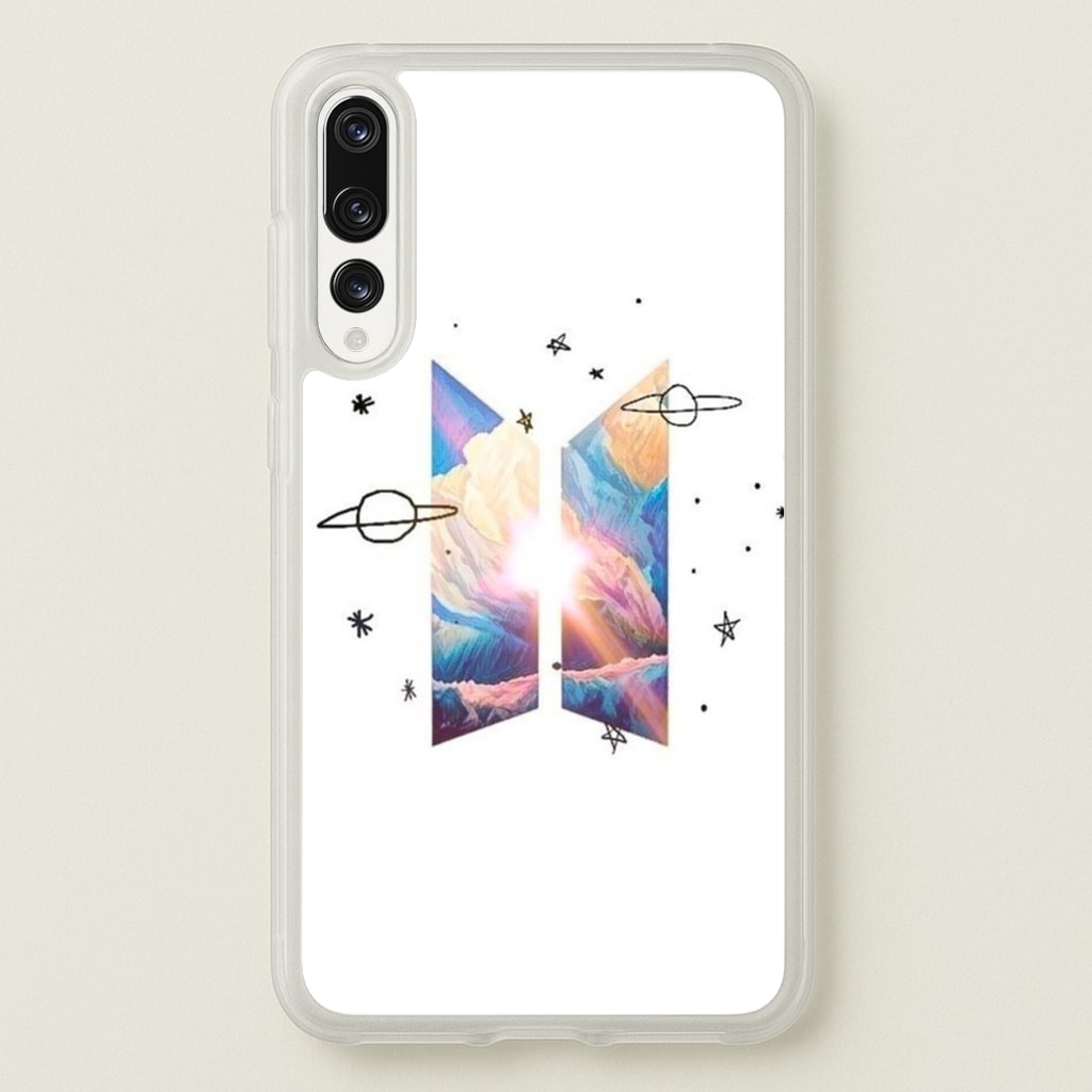 Space K-Pop Band Logo - BTS Phone Case for Huawei P20 Pro