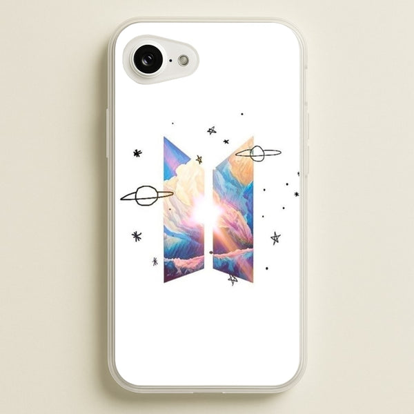 Space K-Pop Band Logo - BTS Phone Case for iPhone 16e