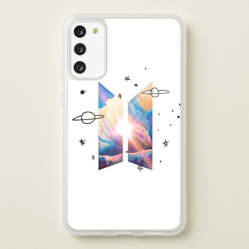 Space K-Pop Band Logo - BTS Phone Case for Galaxy A41