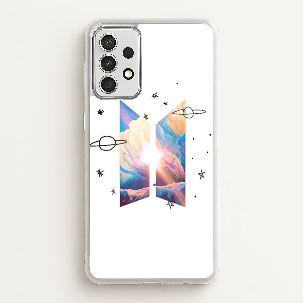 Space K-Pop Band Logo - BTS Phone Case for Galaxy A52 / A52s