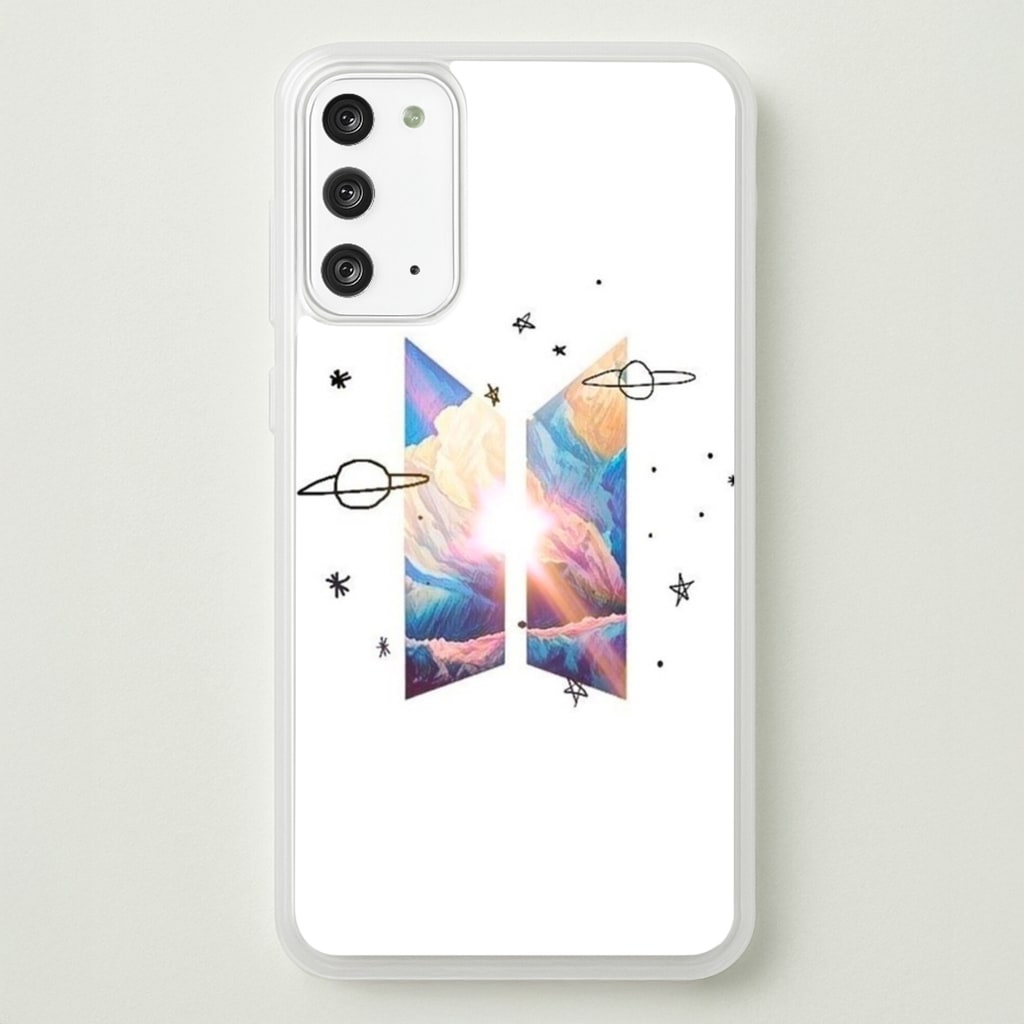 Space K-Pop Band Logo - BTS Phone Case for Galaxy Note 20