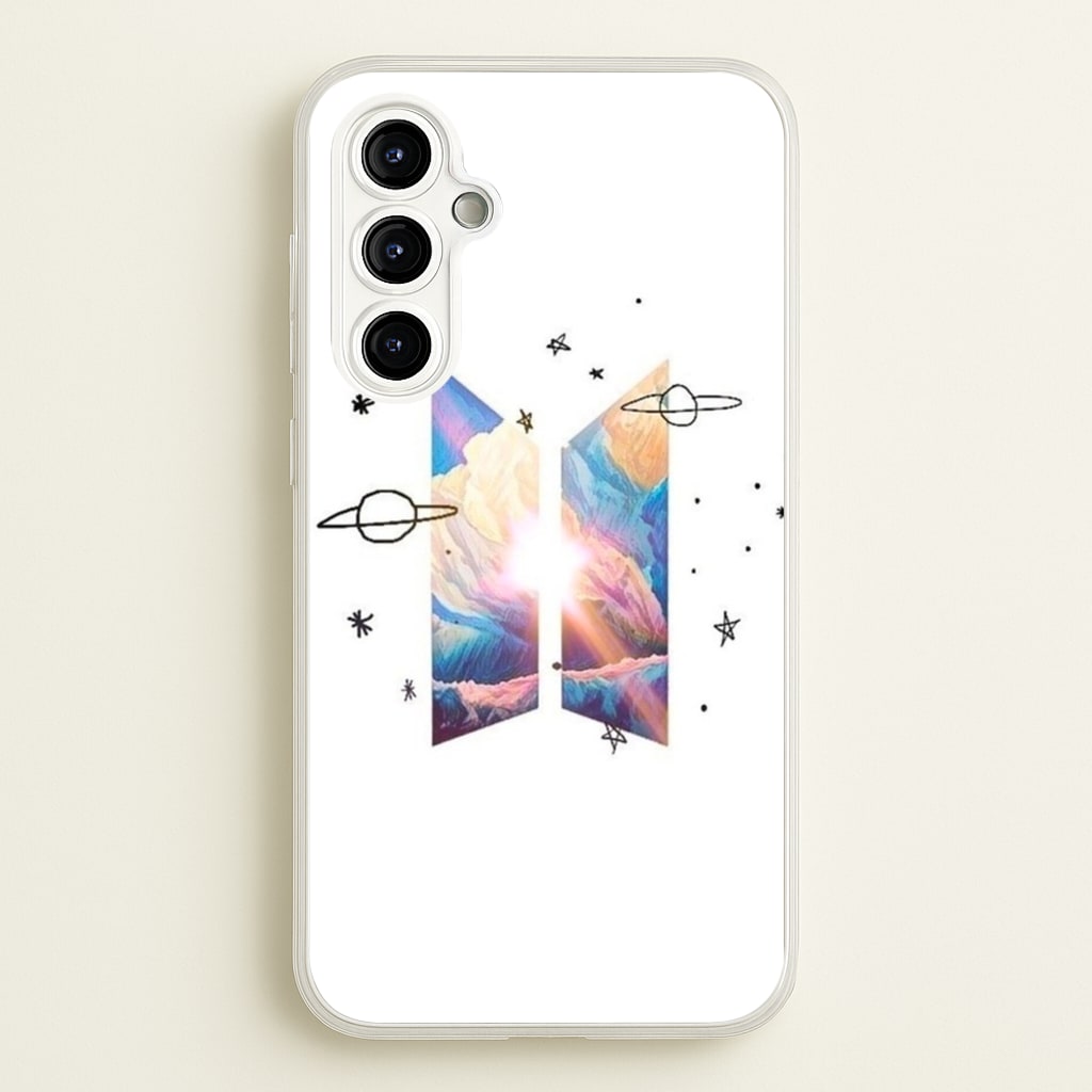 Space K-Pop Band Logo  - BTS Phone Case for Galaxy A54