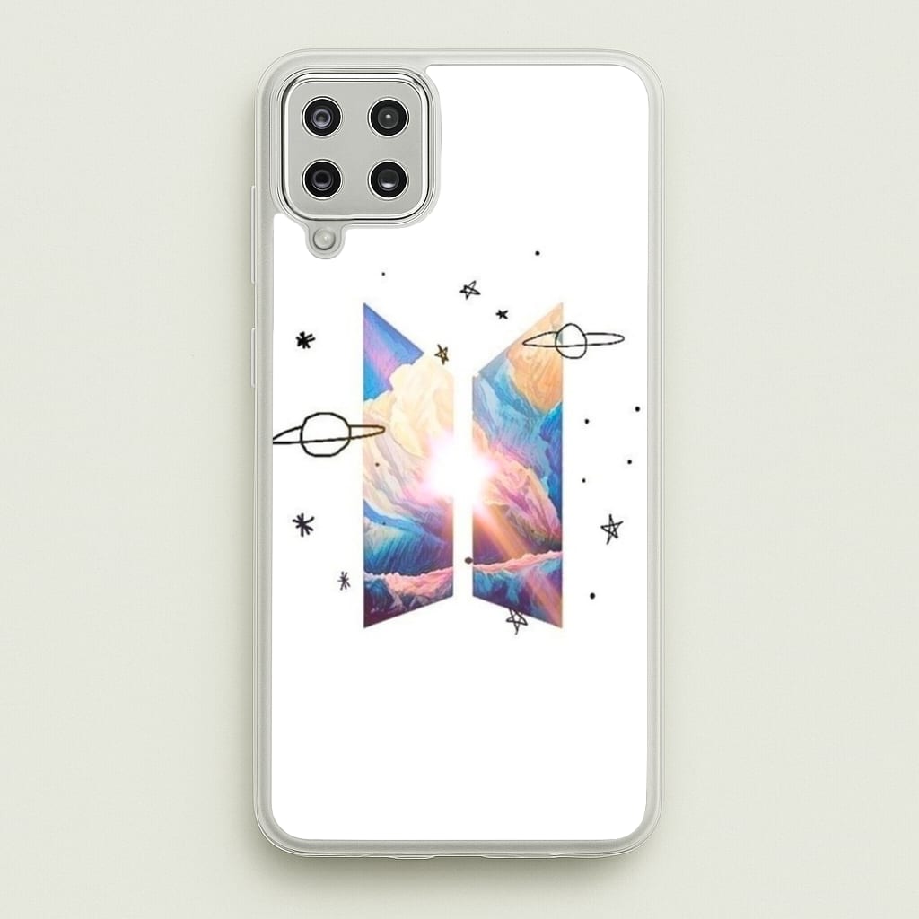 Space K-Pop Band Logo - BTS Phone Case for Galaxy A12
