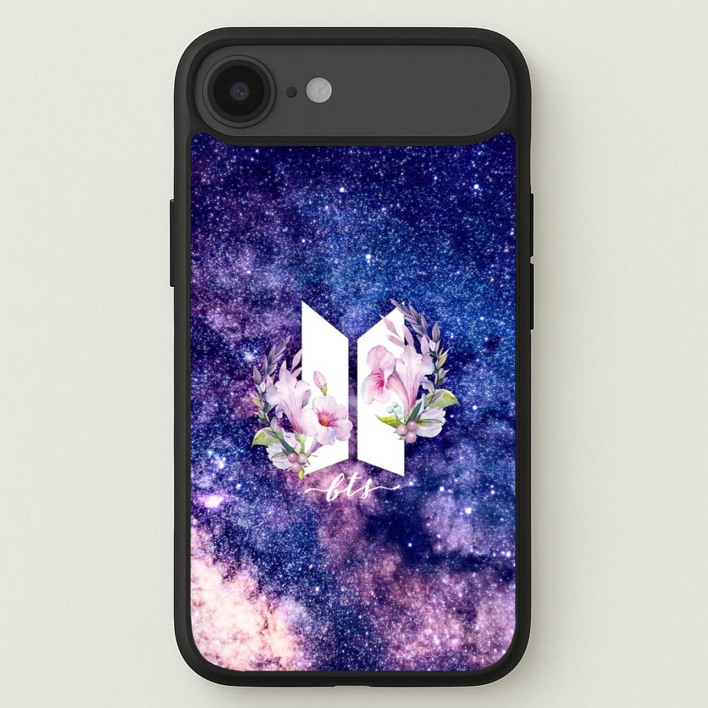 Galaxy Floral K-Pop Band Logo Phone Case for iPhone 17 Air