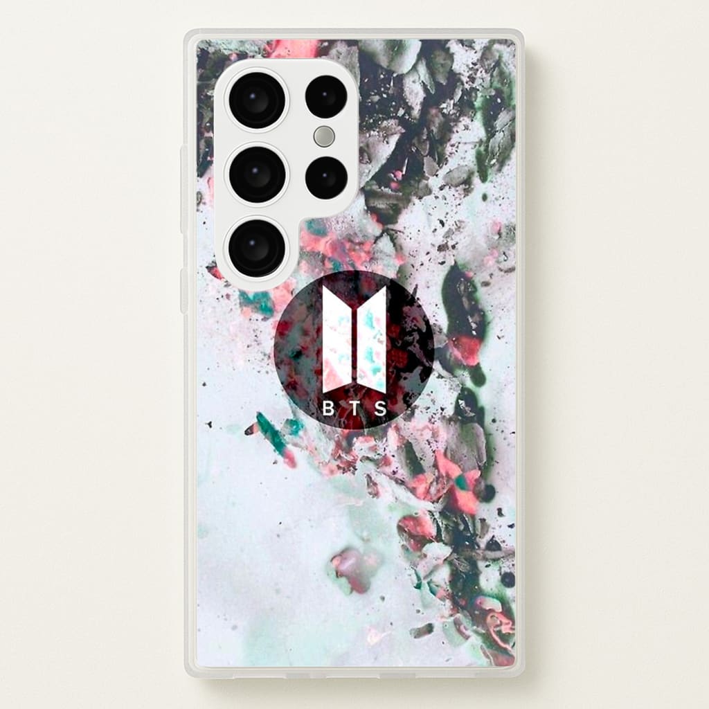 K-Pop Band Marble Logo - BTS Phone Case for Galaxy S24 Ultra