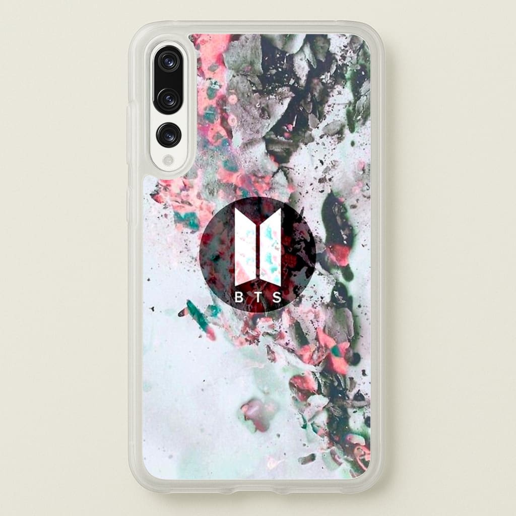 K-Pop Band Marble Logo - BTS Phone Case for Huawei P20 Pro