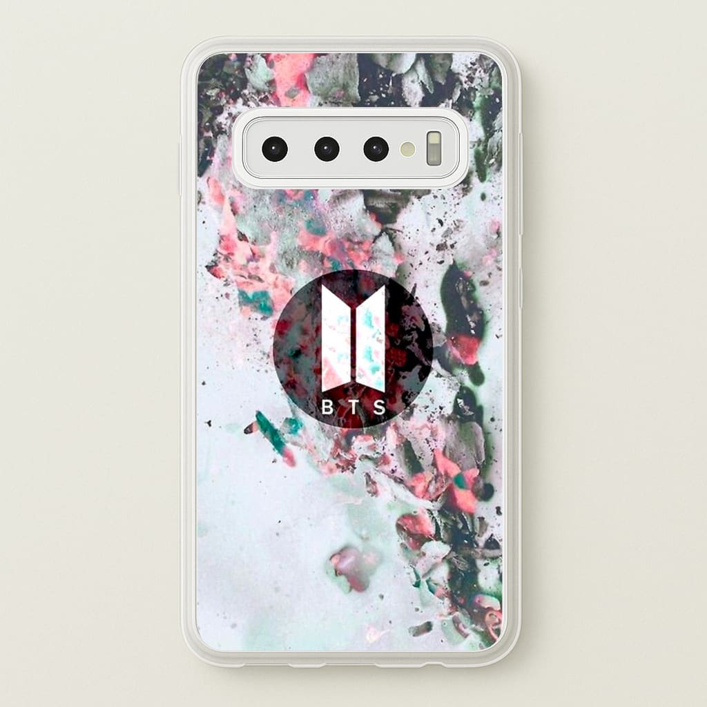 K-Pop Band Marble Logo - BTS Phone Case for Galaxy S10 Plus