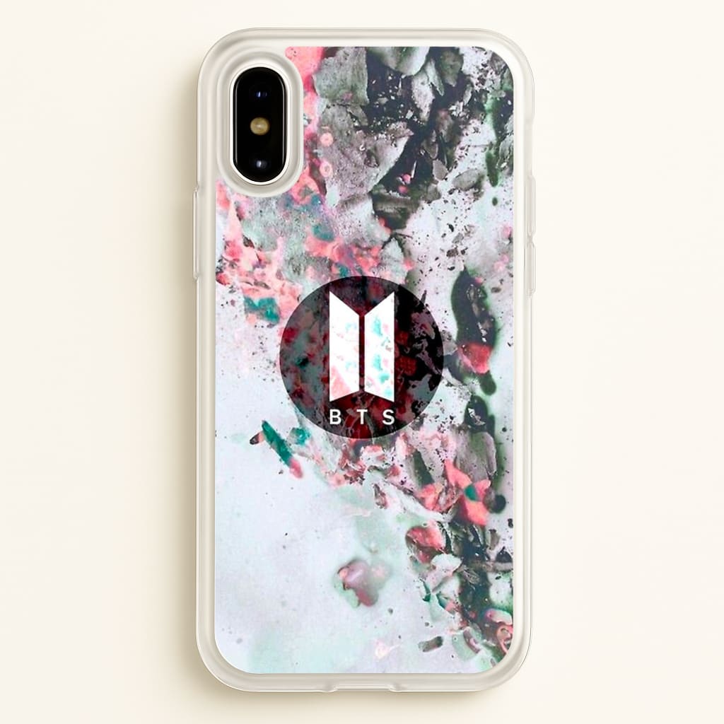 K-Pop Band Marble Logo - BTS Phone Case for iPhone X / XS