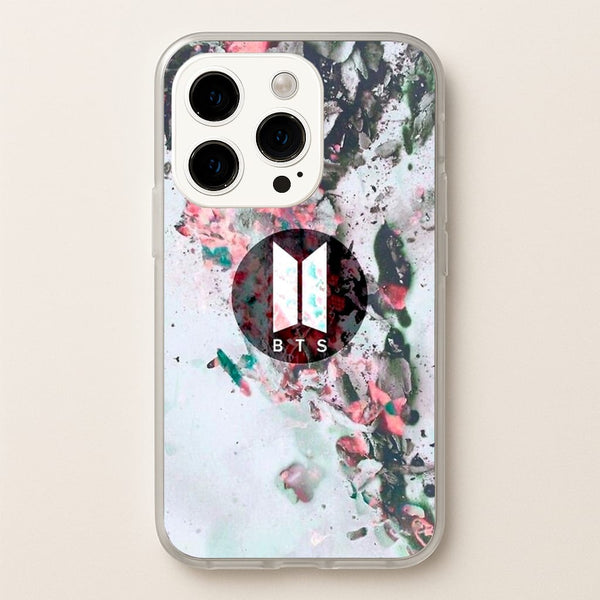 K-Pop Band Marble Logo - BTS Phone Case for iPhone 14 Pro Max
