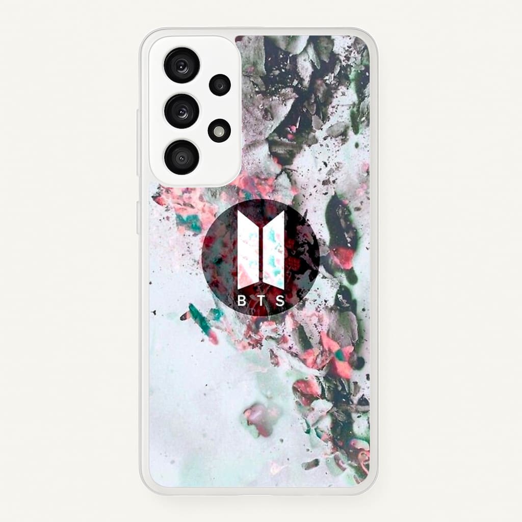 K-Pop Band Marble Logo - BTS Phone Case for Galaxy A53