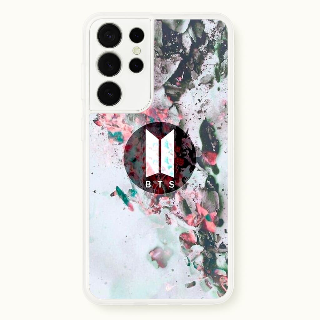 K-Pop Band Marble Logo - BTS Phone Case for Galaxy S21 Ultra