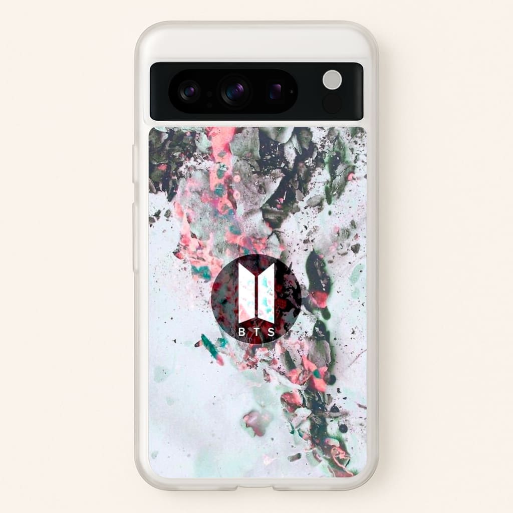 K-Pop Band Marble Logo - BTS Phone Case for Google Pixel 8 Pro