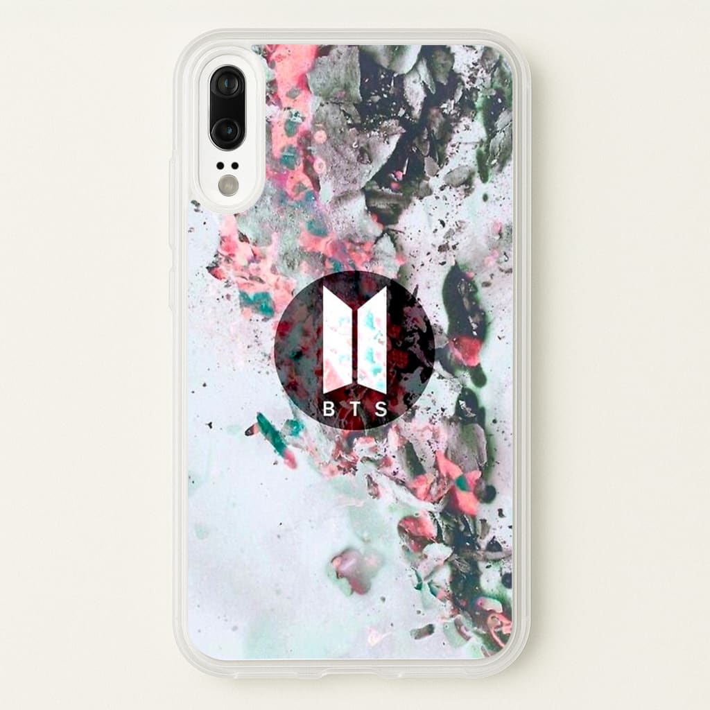K-Pop Band Marble Logo - BTS Phone Case for Huawei P20