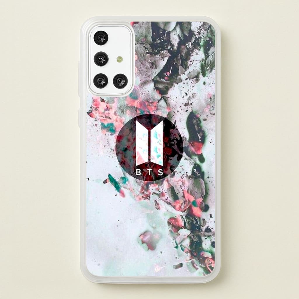 K-Pop Band Marble Logo - BTS Phone Case for Galaxy A71
