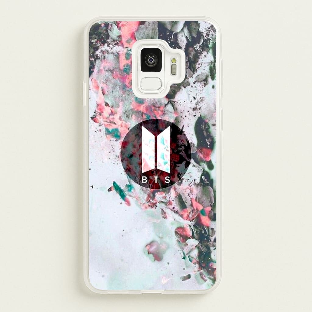 K-Pop Band Marble Logo - BTS Phone Case for Galaxy S9