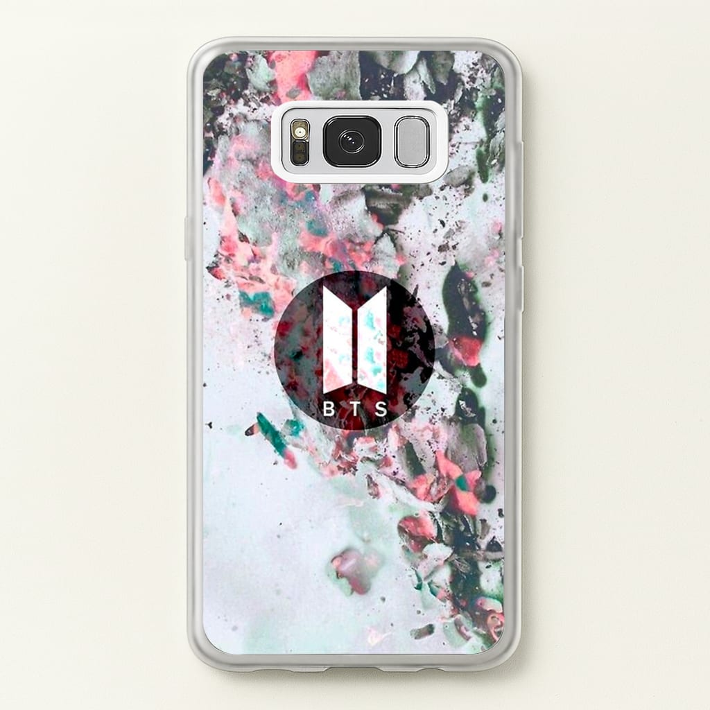 K-Pop Band Marble Logo - BTS Phone Case for Galaxy S8