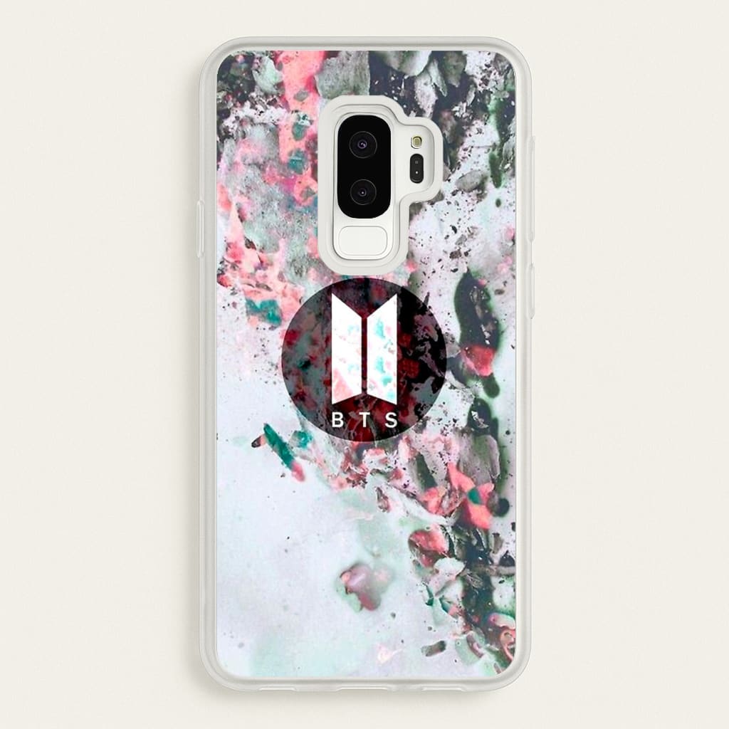 K-Pop Band Marble Logo - BTS Phone Case for Galaxy S9 Plus