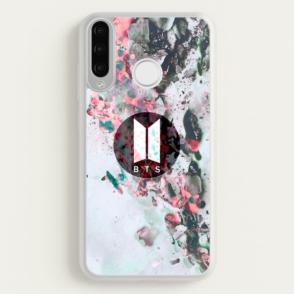 K-Pop Band Marble Logo - BTS Phone Case for Huawei P30 Lite
