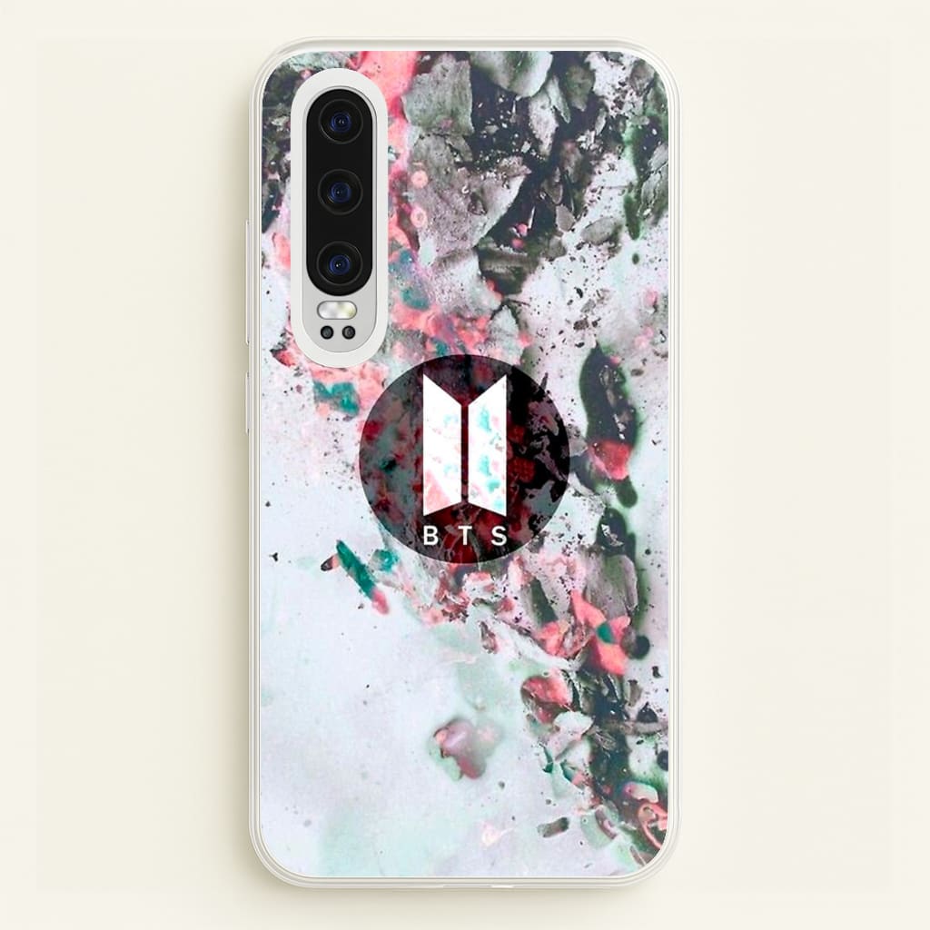 K-Pop Band Marble Logo - BTS Phone Case for Huawei P30
